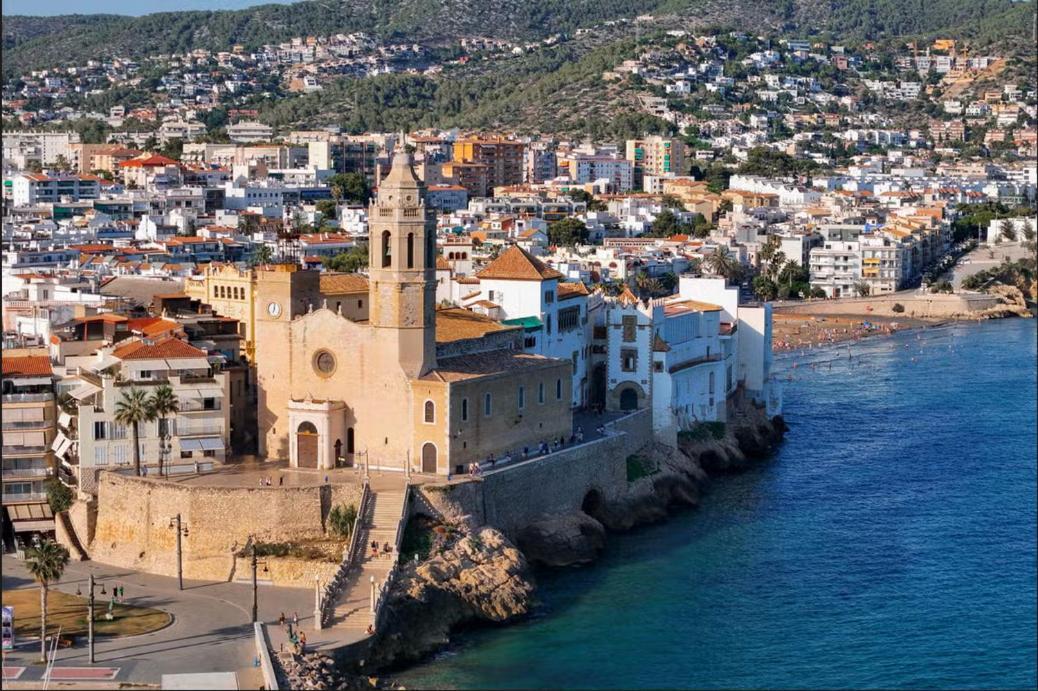Apartamento Marinero, Vistas Impresionantes. Sitges Esterno foto